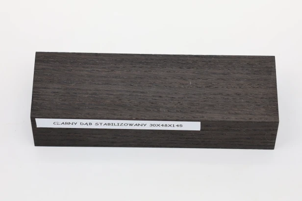 Czarny dąb Black Oak stabilizowane drewno na rękojeść noża stabilized wood for knife