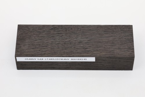 Czarny dąb Black Oak stabilizowane drewno na rękojeść noża stabilized wood for knife