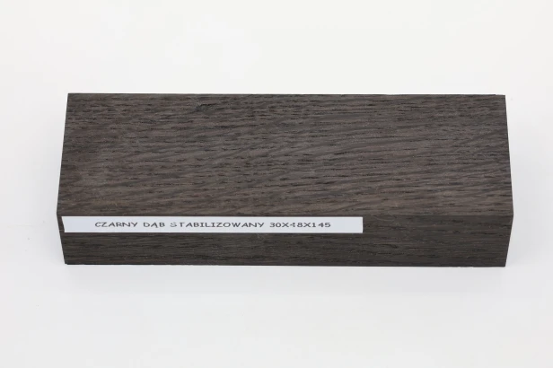 Czarny dąb Black Oak stabilizowane drewno na rękojeść noża stabilized wood for knife