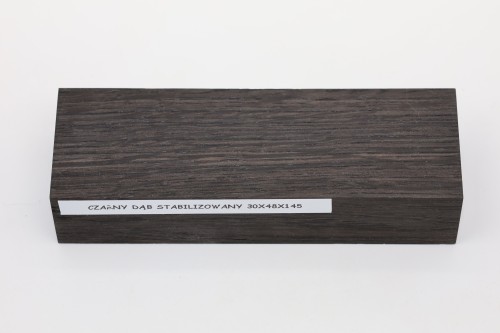 Czarny dąb Black Oak stabilizowane drewno na rękojeść noża stabilized wood for knife
