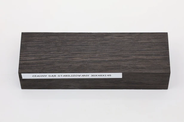 Czarny dąb Black Oak stabilizowane drewno na rękojeść noża stabilized wood for knife