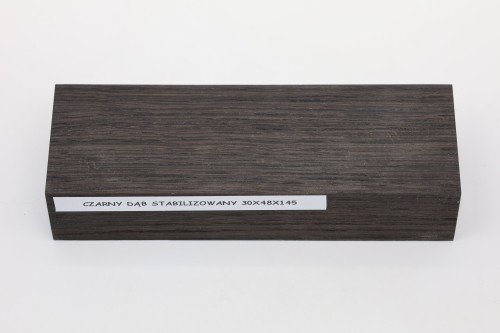 Czarny dąb Black Oak stabilizowane drewno na rękojeść noża stabilized wood for knife