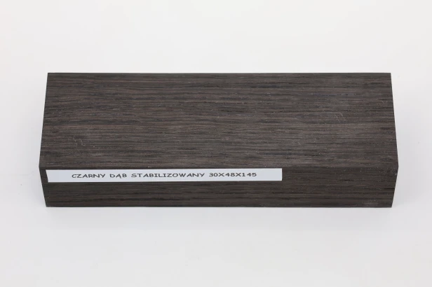 Czarny dąb Black Oak stabilizowane drewno na rękojeść noża stabilized wood for knife