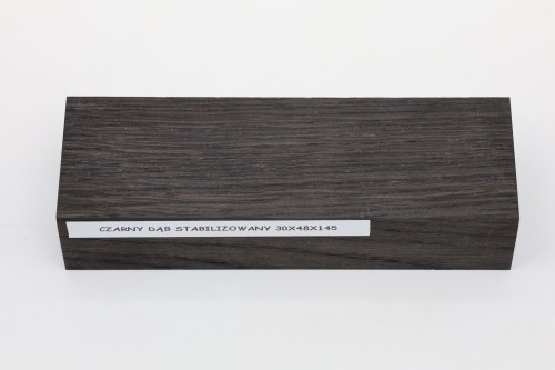 Czarny dąb Black Oak stabilizowane drewno na rękojeść noża stabilized wood for knife