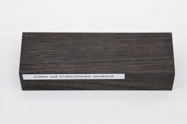 Czarny dąb Black Oak stabilizowane drewno na rękojeść noża stabilized wood for knife