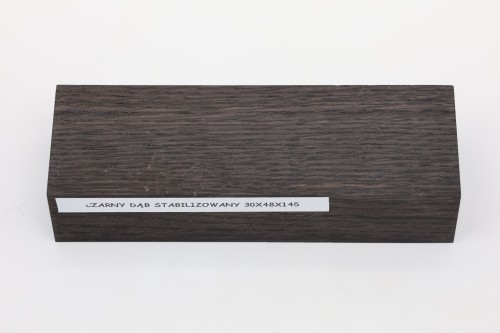 Czarny dąb Black Oak stabilizowane drewno na rękojeść noża stabilized wood for knife