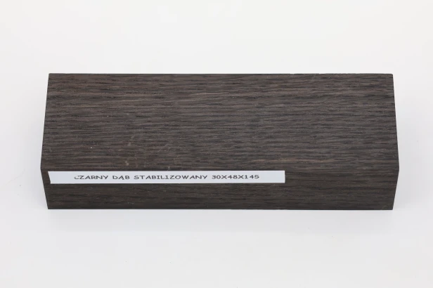 Czarny dąb Black Oak stabilizowane drewno na rękojeść noża stabilized wood for knife