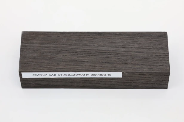 Czarny dąb Black Oak stabilizowane drewno na rękojeść noża stabilized wood for knife