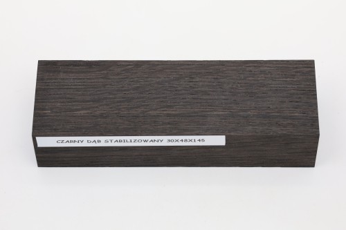 Czarny dąb Black Oak stabilizowane drewno na rękojeść noża stabilized wood for knife