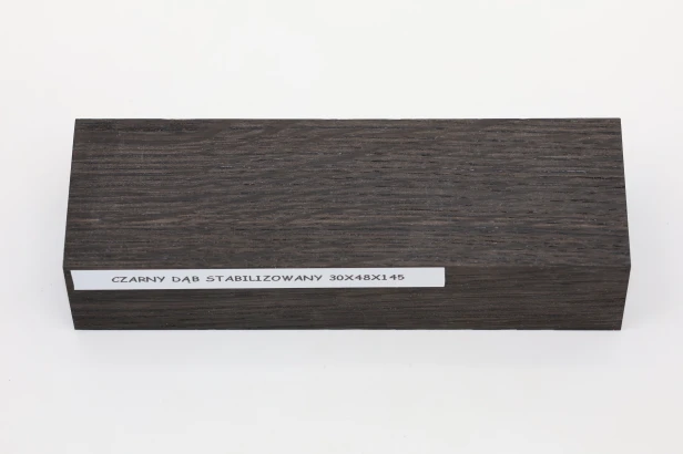 Czarny dąb Black Oak stabilizowane drewno na rękojeść noża stabilized wood for knife