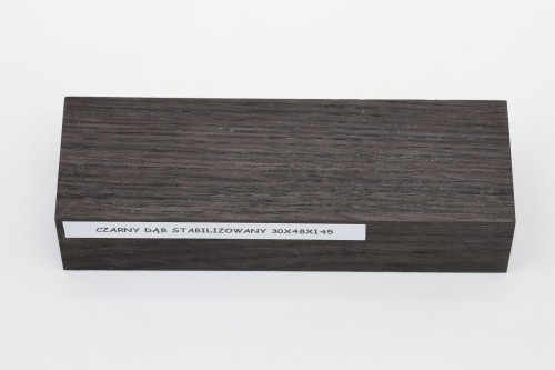Czarny dąb Black Oak stabilizowane drewno na rękojeść noża stabilized wood for knife