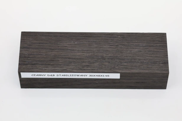 Czarny dąb Black Oak stabilizowane drewno na rękojeść noża stabilized wood for knife