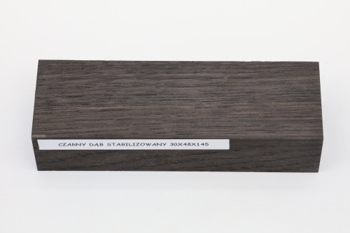 Czarny dąb Black Oak stabilizowane drewno na rękojeść noża stabilized wood for knife