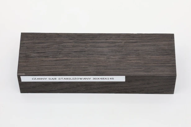 Czarny dąb Black Oak stabilizowane drewno na rękojeść noża stabilized wood for knife