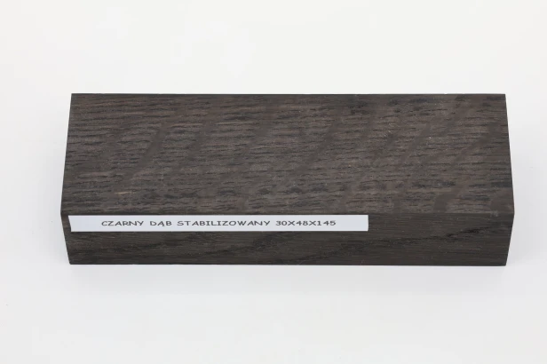 Czarny dąb Black Oak stabilizowane drewno na rękojeść noża stabilized wood for knife