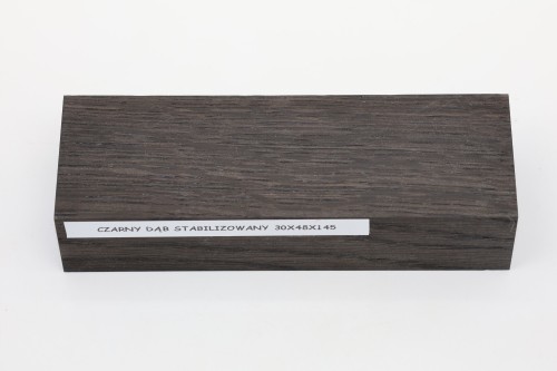 Czarny dąb Black Oak stabilizowane drewno na rękojeść noża stabilized wood for knife