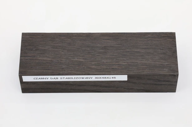 Czarny dąb Black Oak stabilizowane drewno na rękojeść noża stabilized wood for knife