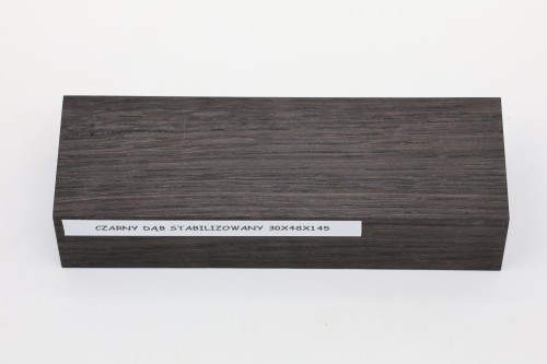 Czarny dąb Black Oak stabilizowane drewno na rękojeść noża stabilized wood for knife