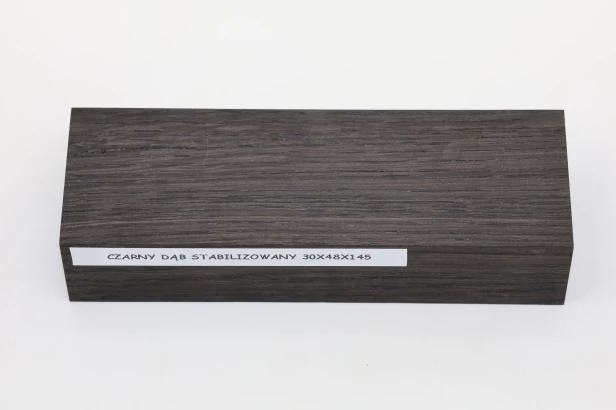 Czarny dąb Black Oak stabilizowane drewno na rękojeść noża stabilized wood for knife