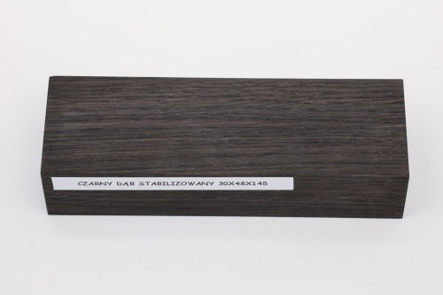 Czarny dąb Black Oak stabilizowane drewno na rękojeść noża stabilized wood for knife