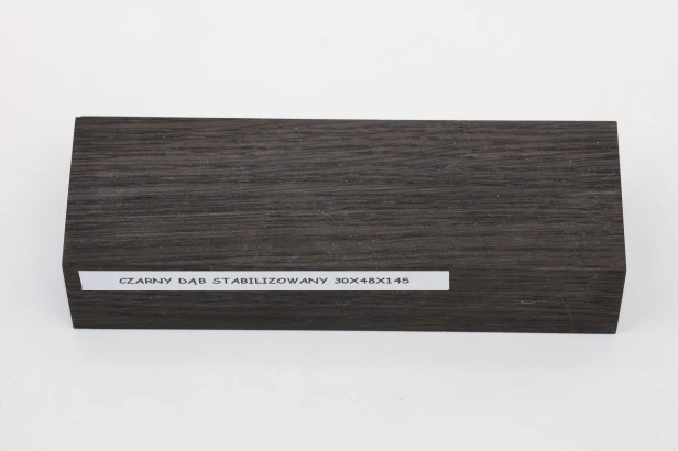 Czarny dąb Black Oak stabilizowane drewno na rękojeść noża stabilized wood for knife