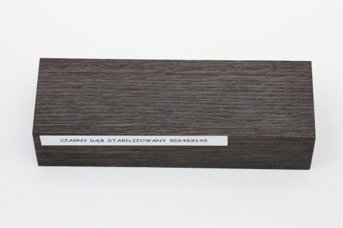 Czarny dąb Black Oak stabilizowane drewno na rękojeść noża stabilized wood for knife