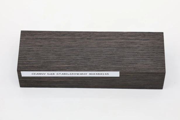 Czarny dąb Black Oak stabilizowane drewno na rękojeść noża stabilized wood for knife