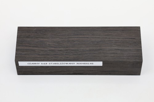 Czarny dąb Black Oak stabilizowane drewno na rękojeść noża stabilized wood for knife