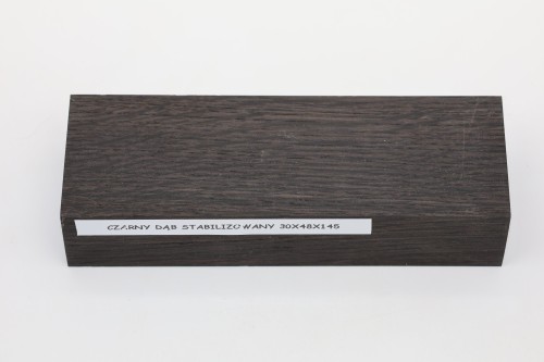 Czarny dąb Black Oak stabilizowane drewno na rękojeść noża stabilized wood for knife