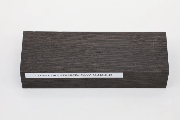 Czarny dąb Black Oak stabilizowane drewno na rękojeść noża stabilized wood for knife