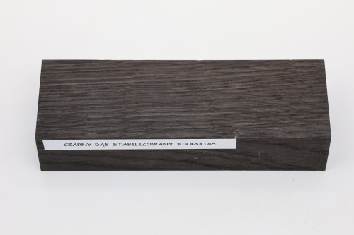 Czarny dąb Black Oak stabilizowane drewno na rękojeść noża stabilized wood for knife