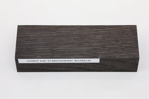 Czarny dąb Black Oak stabilizowane drewno na rękojeść noża stabilized wood for knife