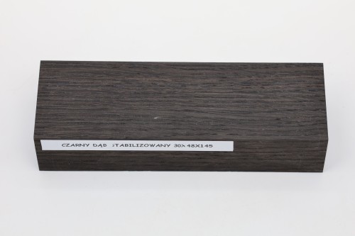 Czarny dąb Black Oak stabilizowane drewno na rękojeść noża stabilized wood for knife