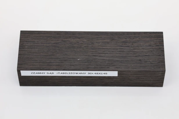 Czarny dąb Black Oak stabilizowane drewno na rękojeść noża stabilized wood for knife