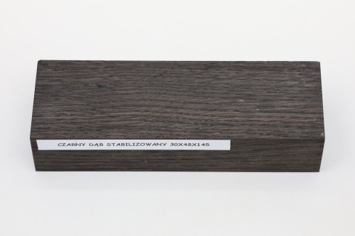 Czarny dąb Black Oak stabilizowane drewno na rękojeść noża stabilized wood for knife
