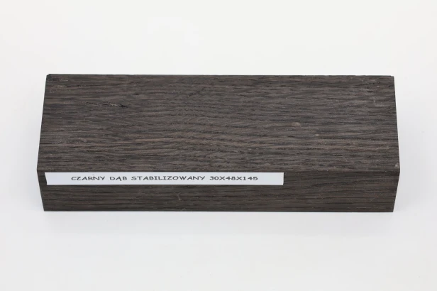 Czarny dąb Black Oak stabilizowane drewno na rękojeść noża stabilized wood for knife