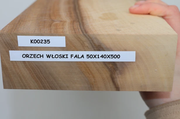 Orzech włoski fala Walnut Flame drewno do toczenia kantówka wood for turning Timber