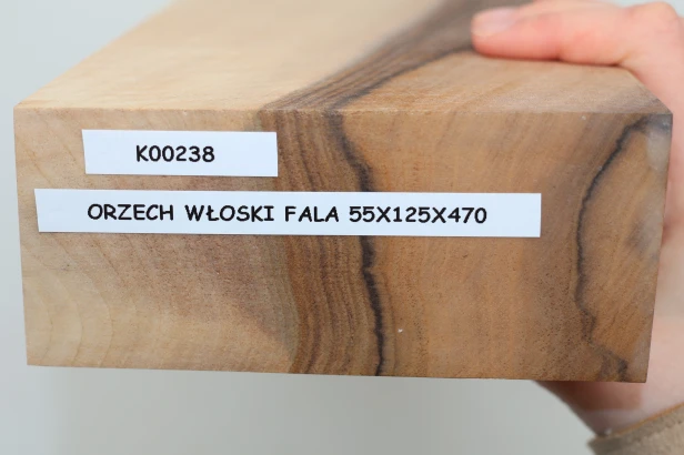 Orzech włoski fala Walnut Flame drewno do toczenia kantówka wood for turning Timber