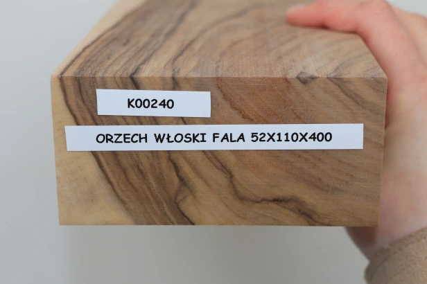 Orzech włoski fala Walnut Flame drewno do toczenia kantówka wood for turning Timber