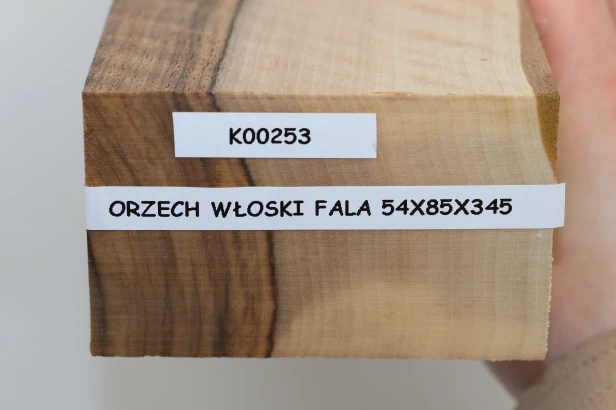 Orzech włoski fala Walnut Flame drewno do toczenia kantówka wood for turning Timber