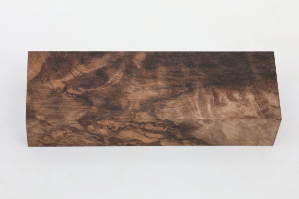 Orzech Kaukaski czeczot Caucasian Walnut Burl stabilizowane drewno na rękojeść noża stabilized wood for knife