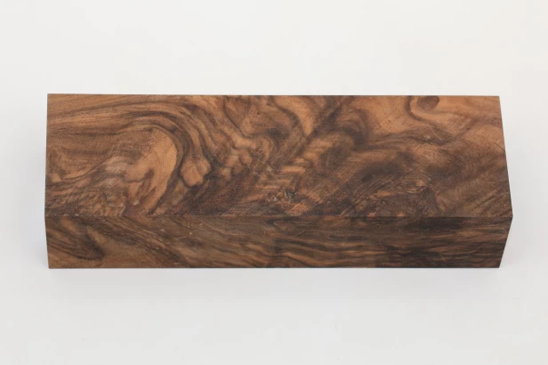 Orzech Kaukaski czeczot Caucasian Walnut Burl stabilizowane drewno na rękojeść noża stabilized wood for knife