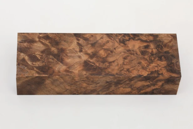 Orzech Kaukaski czeczot Caucasian Walnut Burl stabilizowane drewno na rękojeść noża stabilized wood for knife