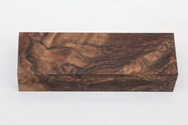Orzech Kaukaski czeczot Caucasian Walnut Burl stabilizowane drewno na rękojeść noża stabilized wood for knife