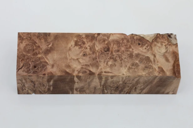 Orzech Kaukaski czeczot Caucasian Walnut Burl stabilizowane drewno na rękojeść noża stabilized wood for knife