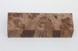 Orzech Kaukaski czeczot Caucasian Walnut Burl stabilizowane drewno na rękojeść noża stabilized wood for knife