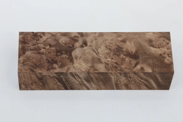 Orzech Kaukaski czeczot Caucasian Walnut Burl stabilizowane drewno na rękojeść noża stabilized wood for knife