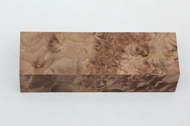 Orzech Kaukaski czeczot Caucasian Walnut Burl stabilizowane drewno na rękojeść noża stabilized wood for knife