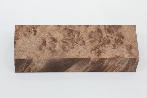 Orzech Kaukaski czeczot Caucasian Walnut Burl stabilizowane drewno na rękojeść noża stabilized wood for knife