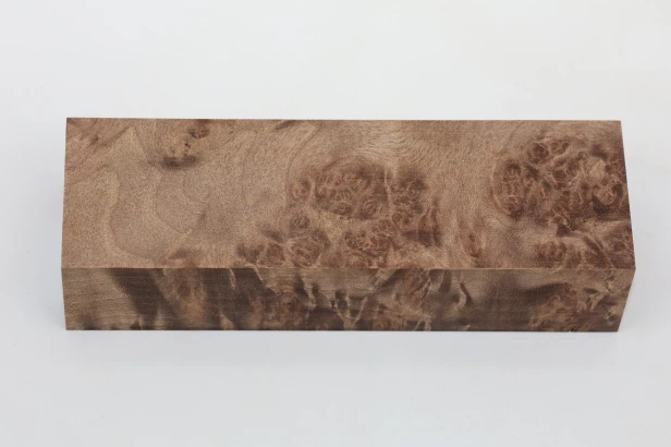 Orzech Kaukaski czeczot Caucasian Walnut Burl stabilizowane drewno na rękojeść noża stabilized wood for knife